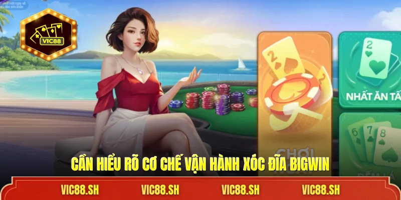 Cần hiểu rõ cơ chế vận hành Xóc Đĩa BigWin